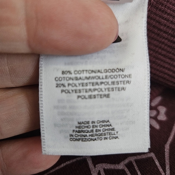 FILA Maroon Sweatshirt/Jogger Matching Lounge Set Sz Small - Picture 11 of 15